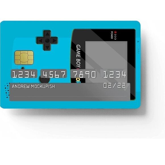 NWT New Four (4) Piece Game Boy Color Vinyl Card Skin Sticker Waterproof Protect - Picture 5 of 10